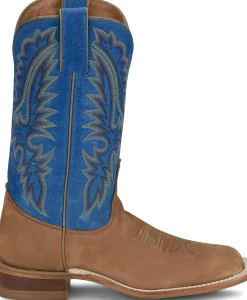 Justin Boots Peyton 11" Western Boot Distressed Cognac Outlet