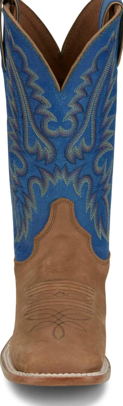 Justin Boots Peyton 11" Western Boot Distressed Cognac Outlet
