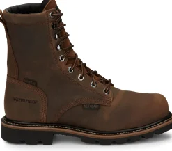 Justin Boots Pulley 8" Waterproof Comp Toe Hickory Online