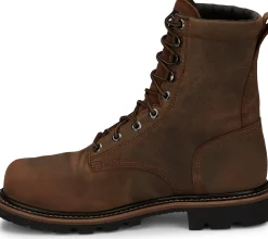 Justin Boots Pulley 8" Waterproof Comp Toe Hickory Online
