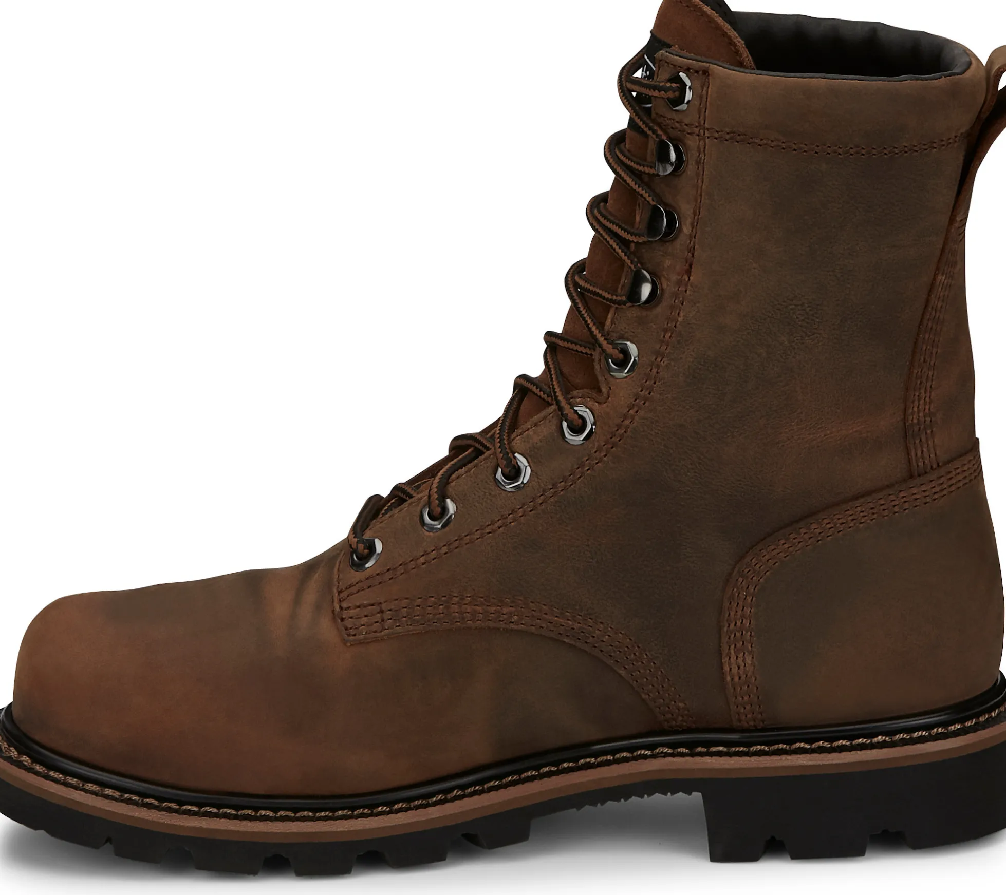 Justin Boots Pulley 8" Waterproof Comp Toe Hickory Online