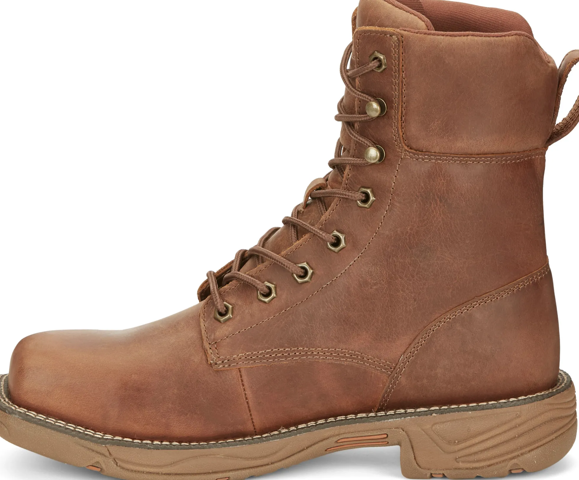 Justin Boots 8" Rush Waterproof Nano Comp Toe Barley Best