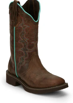 Justin Boots Raya 12" Western Boot Brown Online