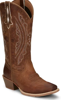 Justin Boots Rein 12" Western Boot Waxy Tan
