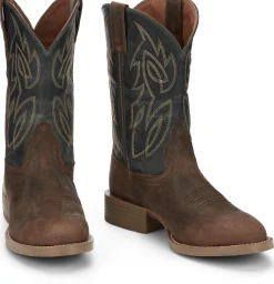 Justin Boots Rendon 11" Western Barnwood Discount