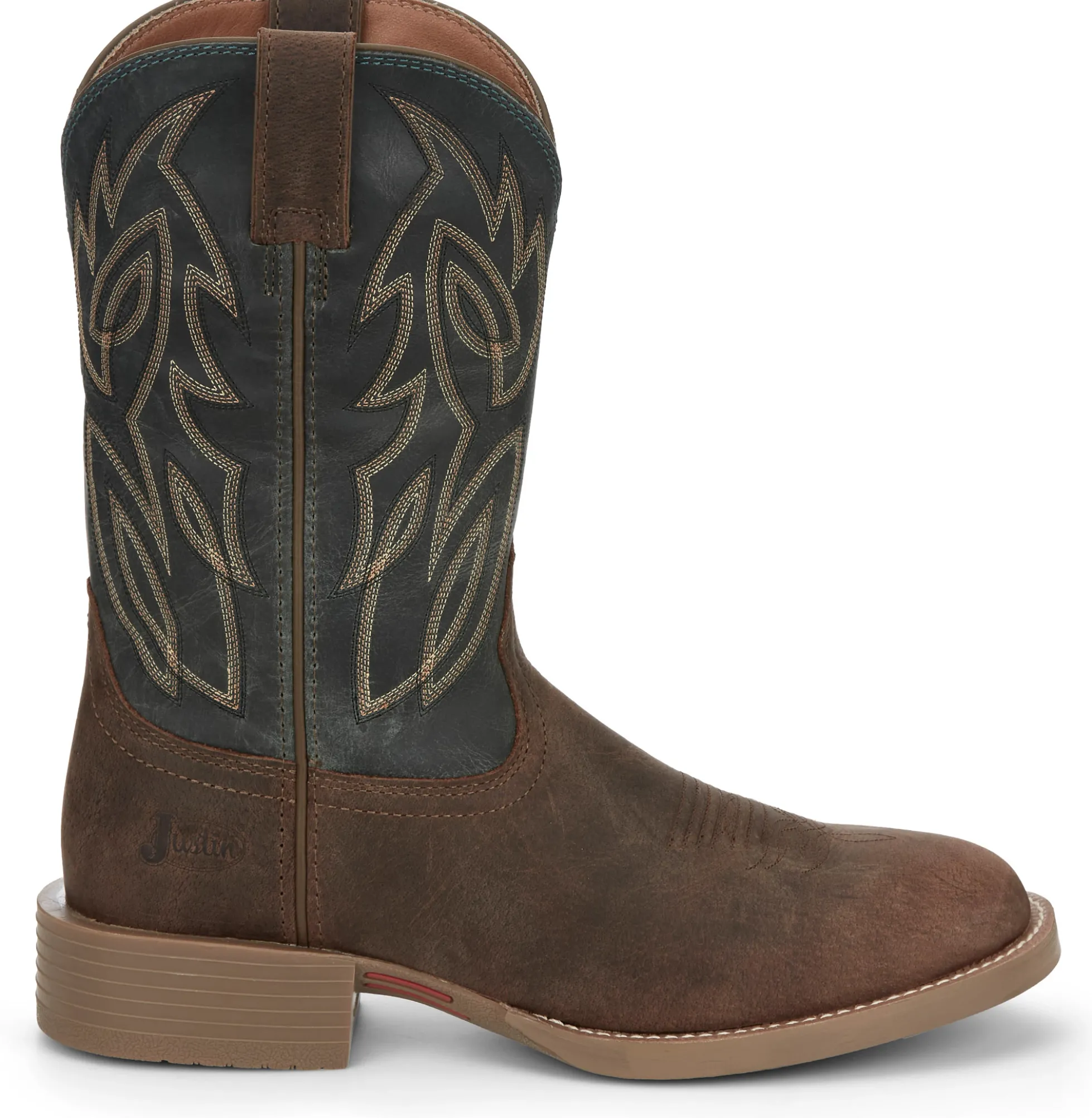 Justin Boots Rendon 11" Western Barnwood Discount