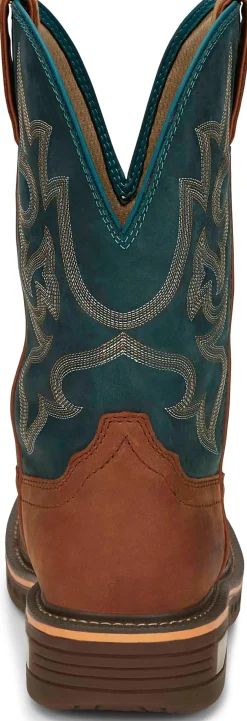 Justin Boots Resistor 11" Nano Comp Toe Russet Outlet