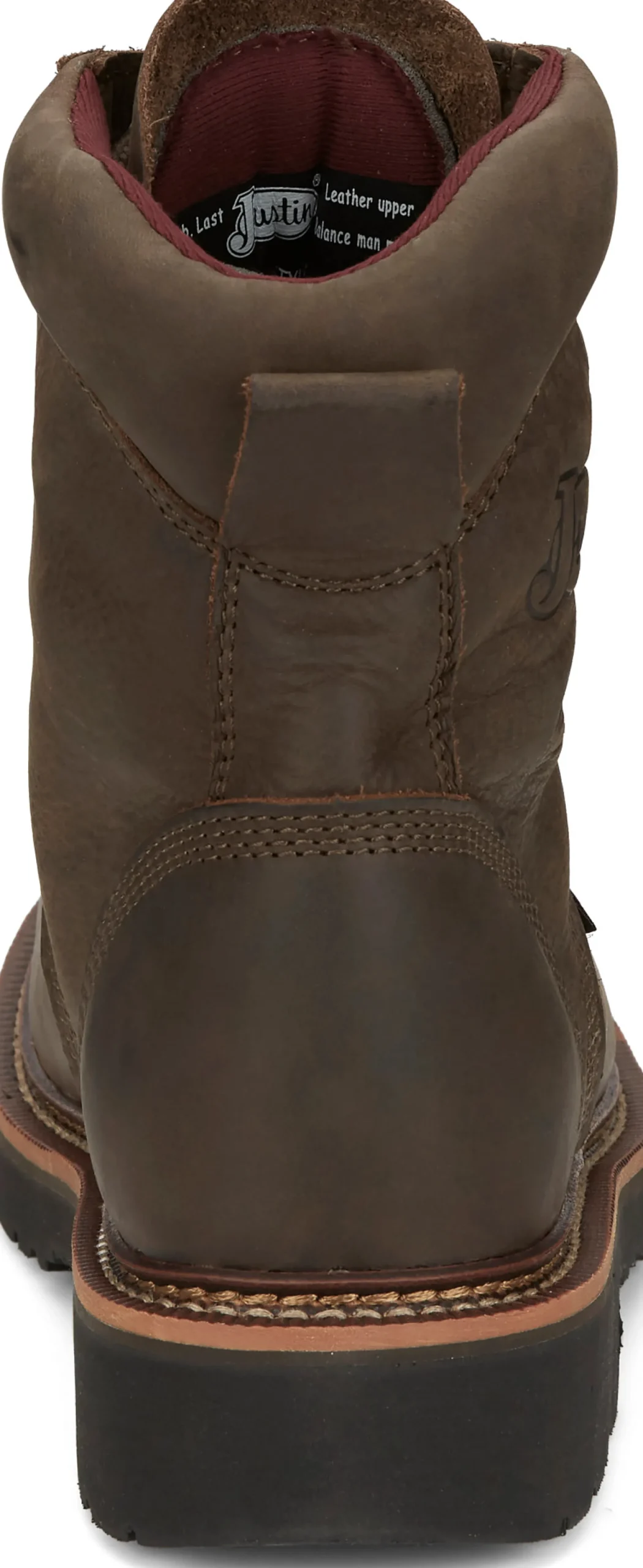 Justin Boots Rivot 8" Lace Up Hickory Brown Online