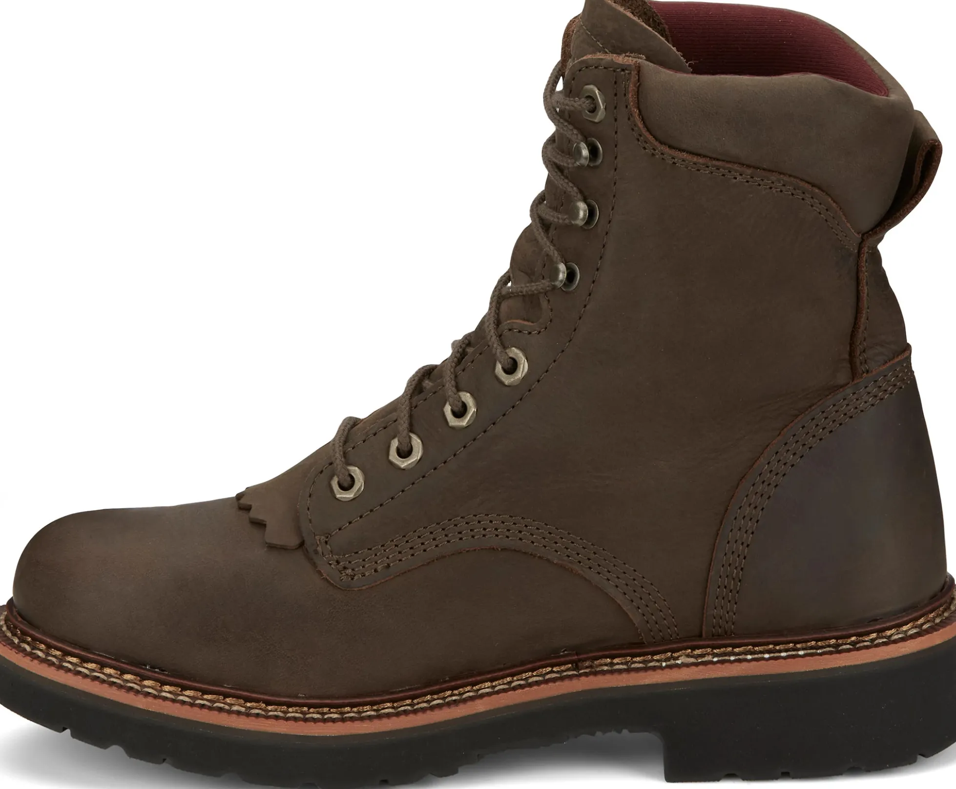 Justin Boots Rivot 8" Lace Up Hickory Brown Online