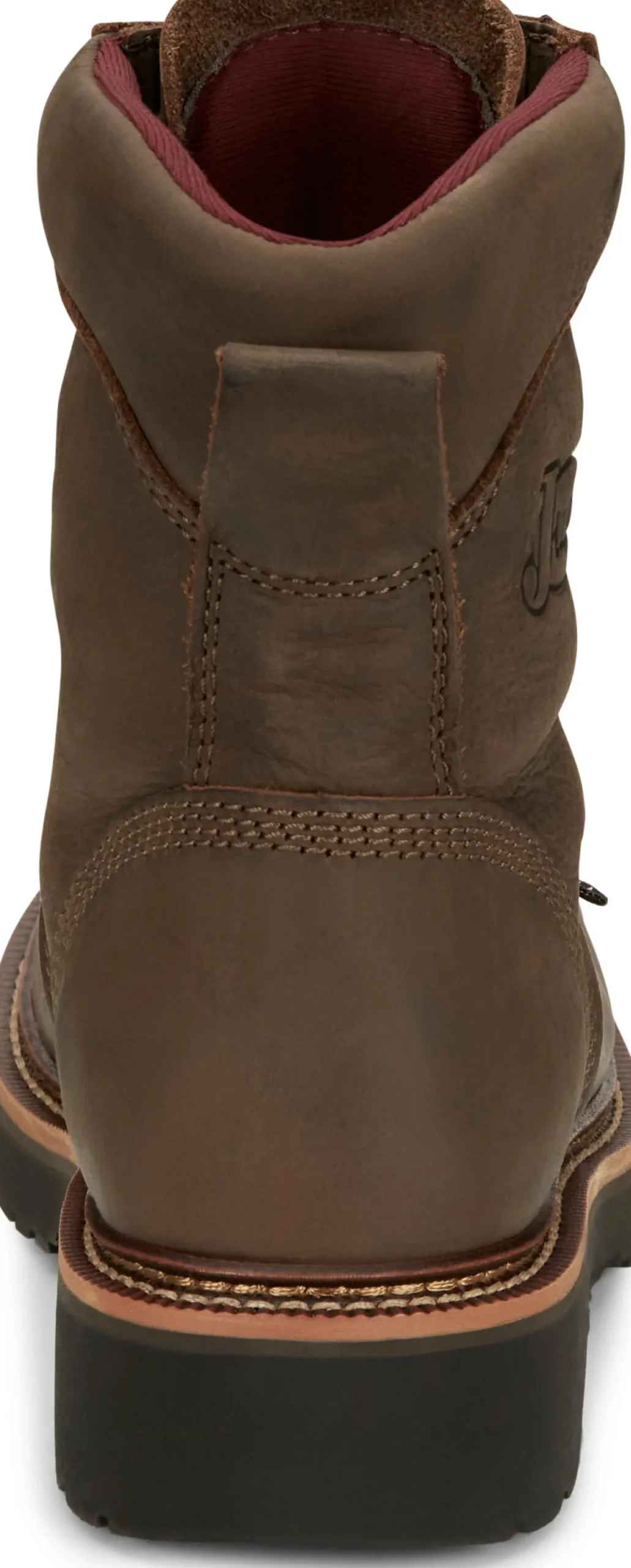 Justin Boots Rivot 8" Work Hickory Outlet