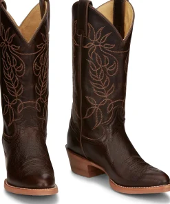 Justin Boots Rosey 12" Western Boot Brown Hot