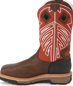Justin Boots Roughneck 12" Waterproof Steel Toe Walnut Online