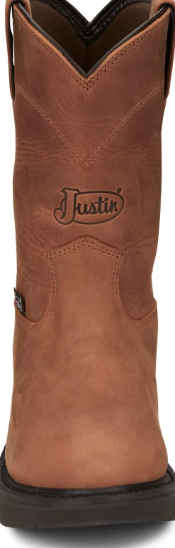 Justin Boots Round-Up 10" Waterproof Aged Bark Sale