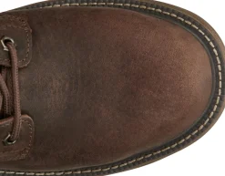 Justin Boots Rush 8" Lace UP Nano Comp Toe Waterproof Pecan Brown Hot