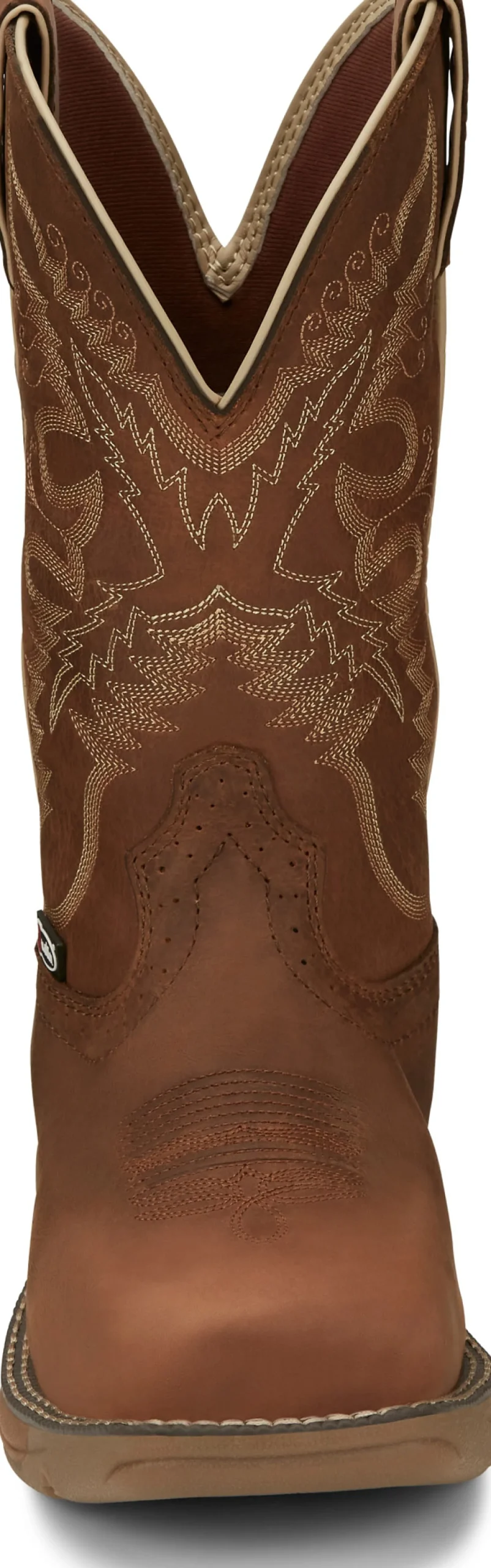 Justin Boots Rush 11" Nano Composite Toe Waterproof Work Boot Rustic Tan Outlet