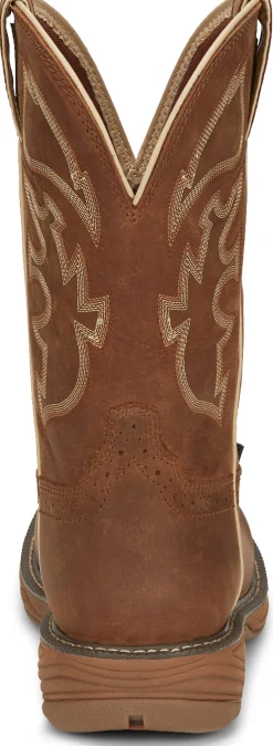 Justin Boots Rush 11" Waterproof Saddle Tan Sale