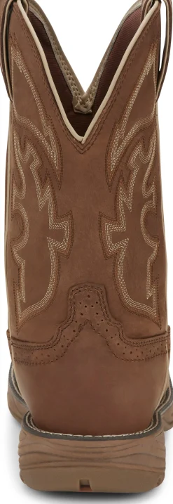 Justin Boots Rush 11" Waterproof Saddle Tan Sale