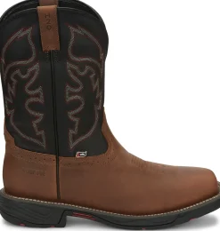 Justin Boots Rush 11" Waterproof Comp Toe Tan Discount
