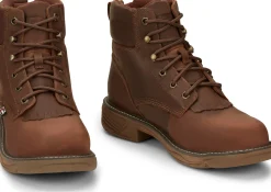 Justin Boots Rush 6" Waterproof Nano Comp Toe Barley Best