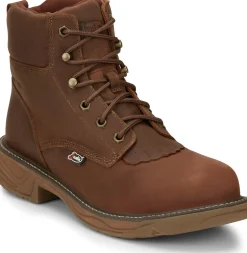 Justin Boots Rush 6" Waterproof Nano Comp Toe Barley Best