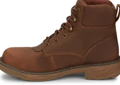 Justin Boots Rush 6" Waterproof Nano Comp Toe Barley Best