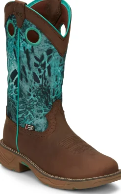 Justin Boots Rush 11" Waterproof Work Boot Brown Sale