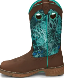 Justin Boots Rush 11" Waterproof Work Boot Brown Sale