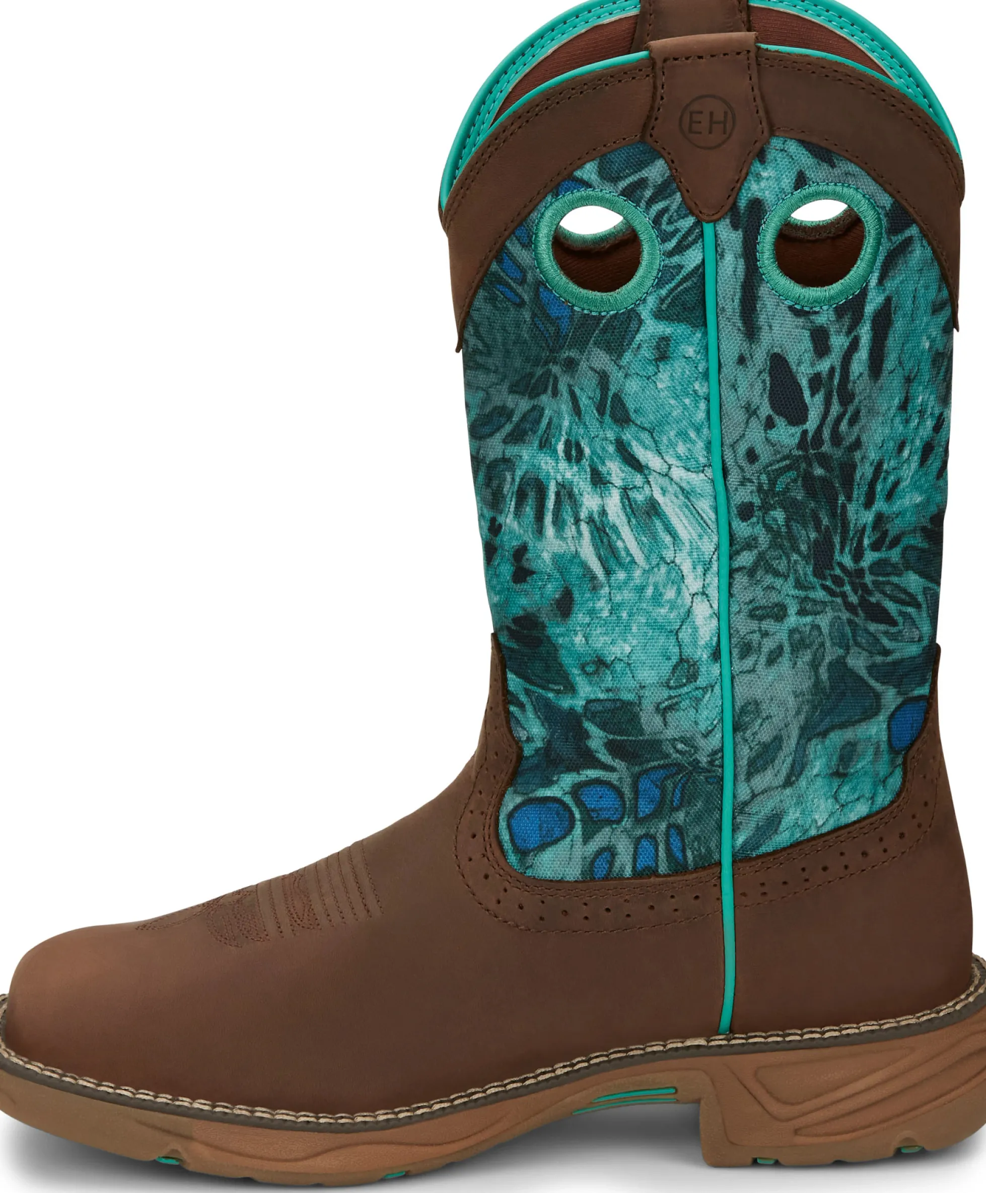 Justin Boots Rush 11" Waterproof Work Boot Brown Sale