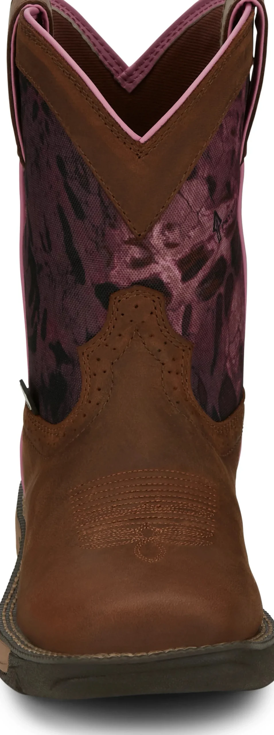 Justin Boots Rush 8" Waterproof Work Boot Harvest Brown Sale