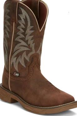 Justin Boots Rush 11" Western Work Hickory Clearance