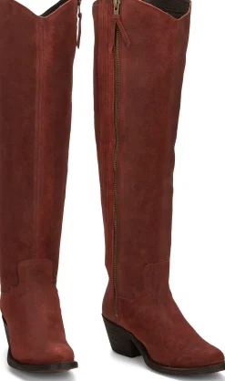 Justin Boots Shawna 20" Western Boot Brick New