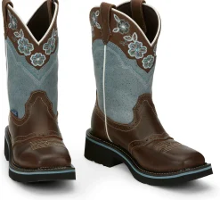 Justin Boots Starlina 11" Western Boot Brown Discount