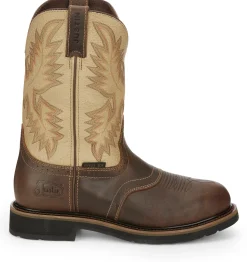 Justin Boots Superintendent 11" Steel Toe Golden Sale