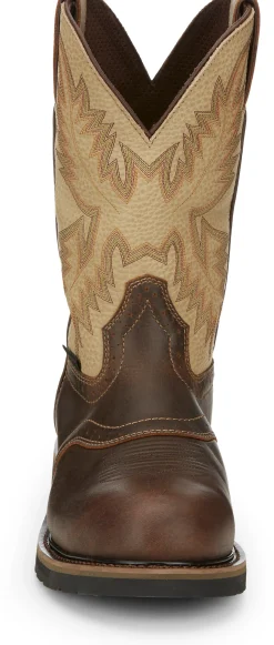 Justin Boots Superintendent 11" Steel Toe Golden Sale