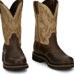 Justin Boots Superintendent 11" Work Golden Hot