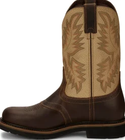 Justin Boots Superintendent 11" Work Golden Hot