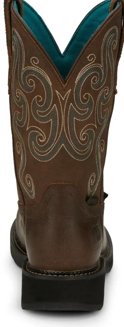 Justin Boots Tasha 11" Steel Toe Waterproof Work Boot Brown New