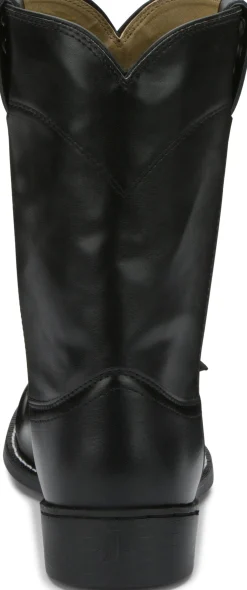 Justin Boots Temple 10" Roper Black Outlet