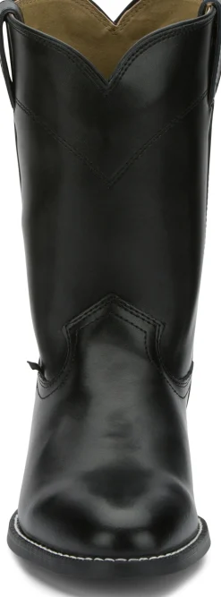 Justin Boots Temple 10" Roper Black Outlet