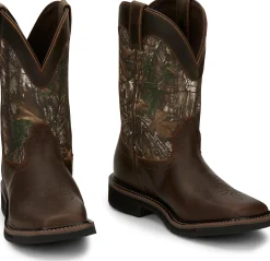 Justin Boots Trekker 11" Waterproof Chocolate Discount