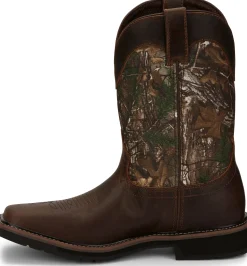 Justin Boots Trekker 11" Waterproof Chocolate Discount