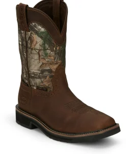 Justin Boots Trekker 11" Waterproof Comp Toe Chocolate Online