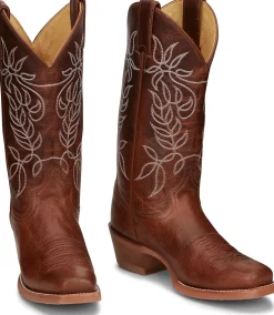 Justin Boots Vickery 12" Western Boot Brown Sale