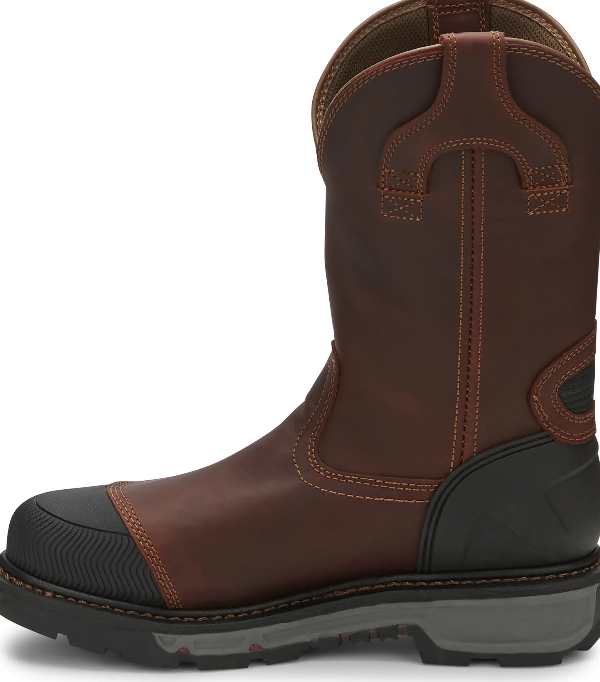 Justin Boots Warhawk II 11" Waterproof Nano Comp Toe Chestnut Sale