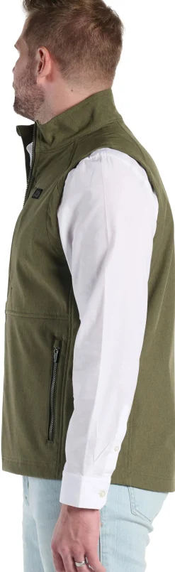 Justin Boots Weather Resisting Vest Olive Heather Outlet