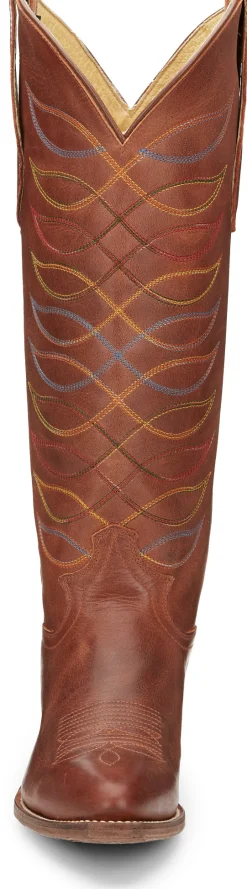Justin Boots Whitley 15&rdquo; Women&rsquo;S Western Boot Rustic Amber Hot