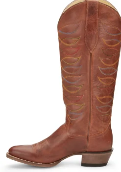Justin Boots Whitley 15&rdquo; Women&rsquo;S Western Boot Rustic Amber Hot