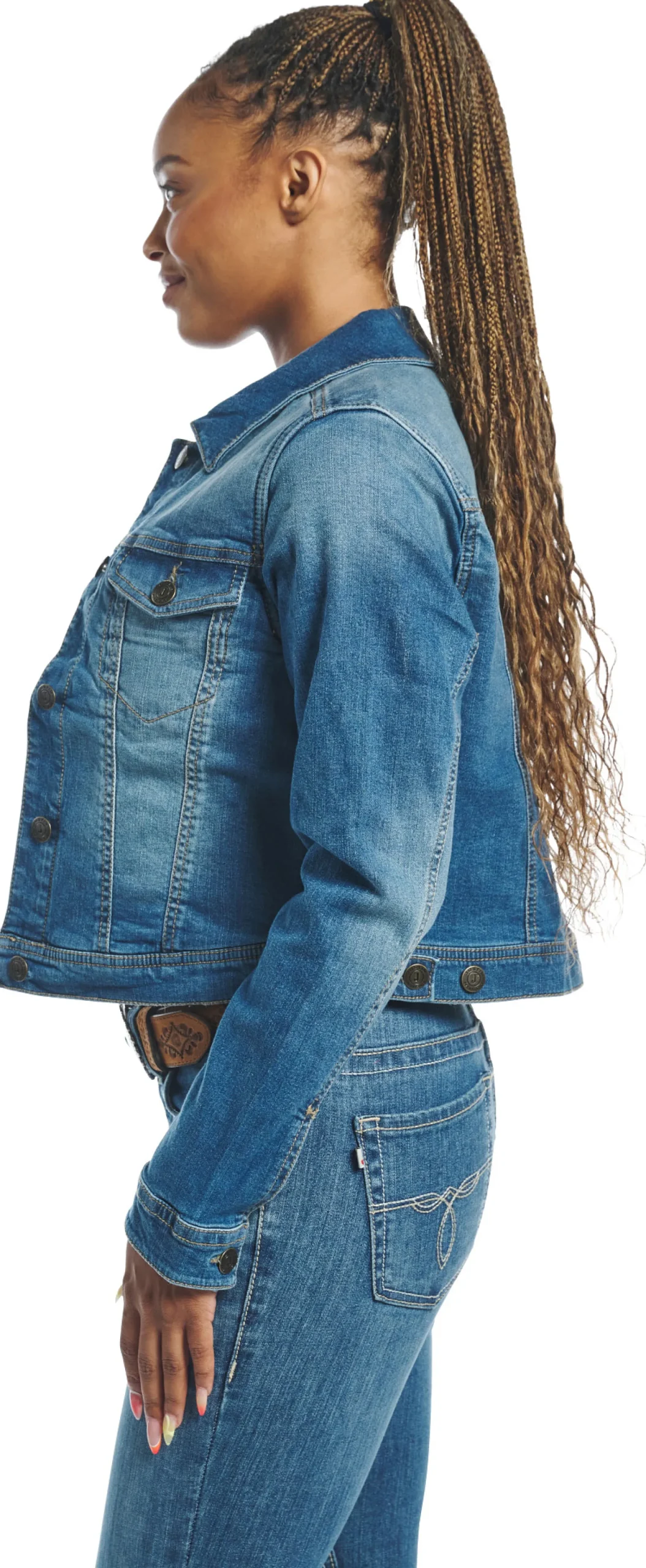 Justin Boots Women's Jacket Denim Best