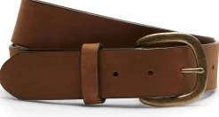 Justin Boots Work Basic Belt Brown Discount