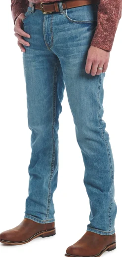 Justin Boots 1879 Modern Slim Light Wash Hot